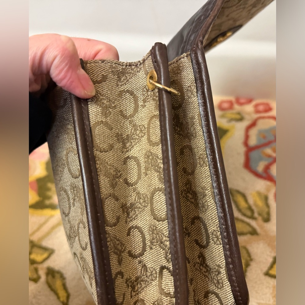 Celine Tan and Brown Crossbody Bag - Picture 16 of 16